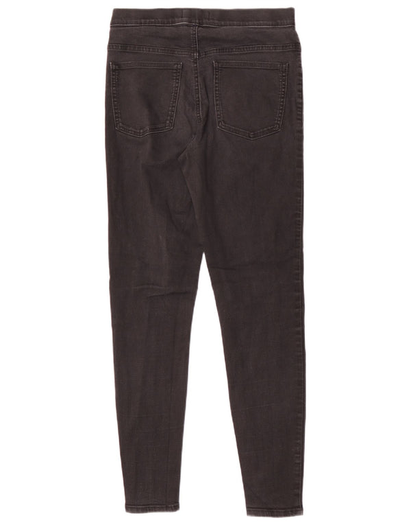 Marks & Spencer ženske jegging traperice UK 10 male W28 L29 crni pamuk