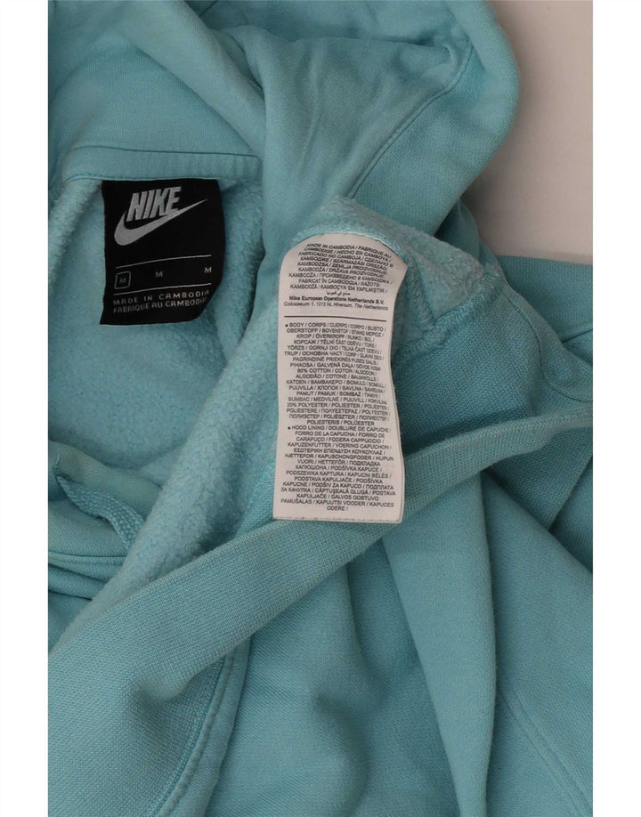 Nike Mens Hoodie Jumper Médio Algodão Azul