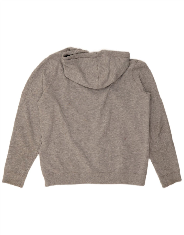 Tommy Hilfiger Mens Zip Hoodie Sweater Large Grey Flecked