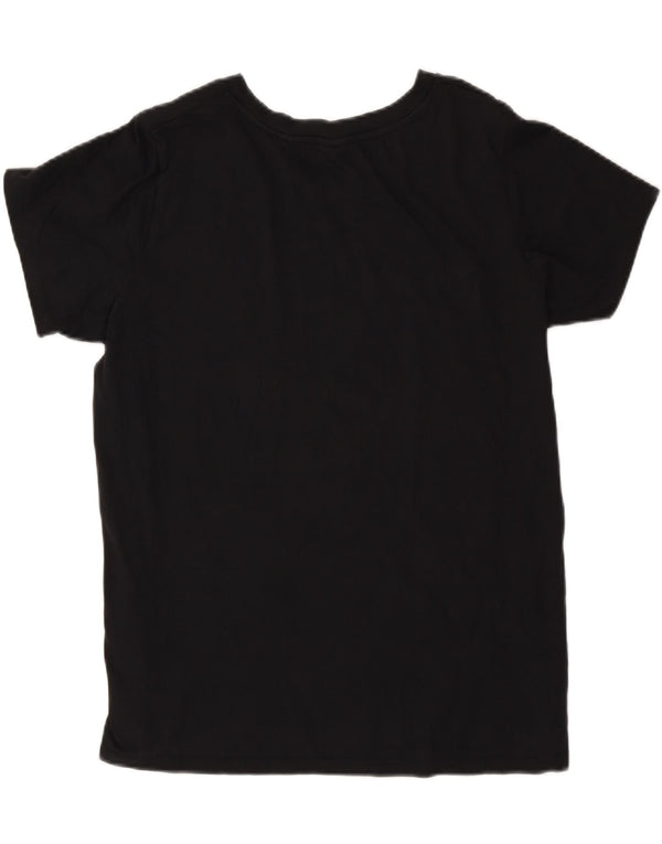 Levi's Womens T-Shirt Top UK 18 XL Black Cotton