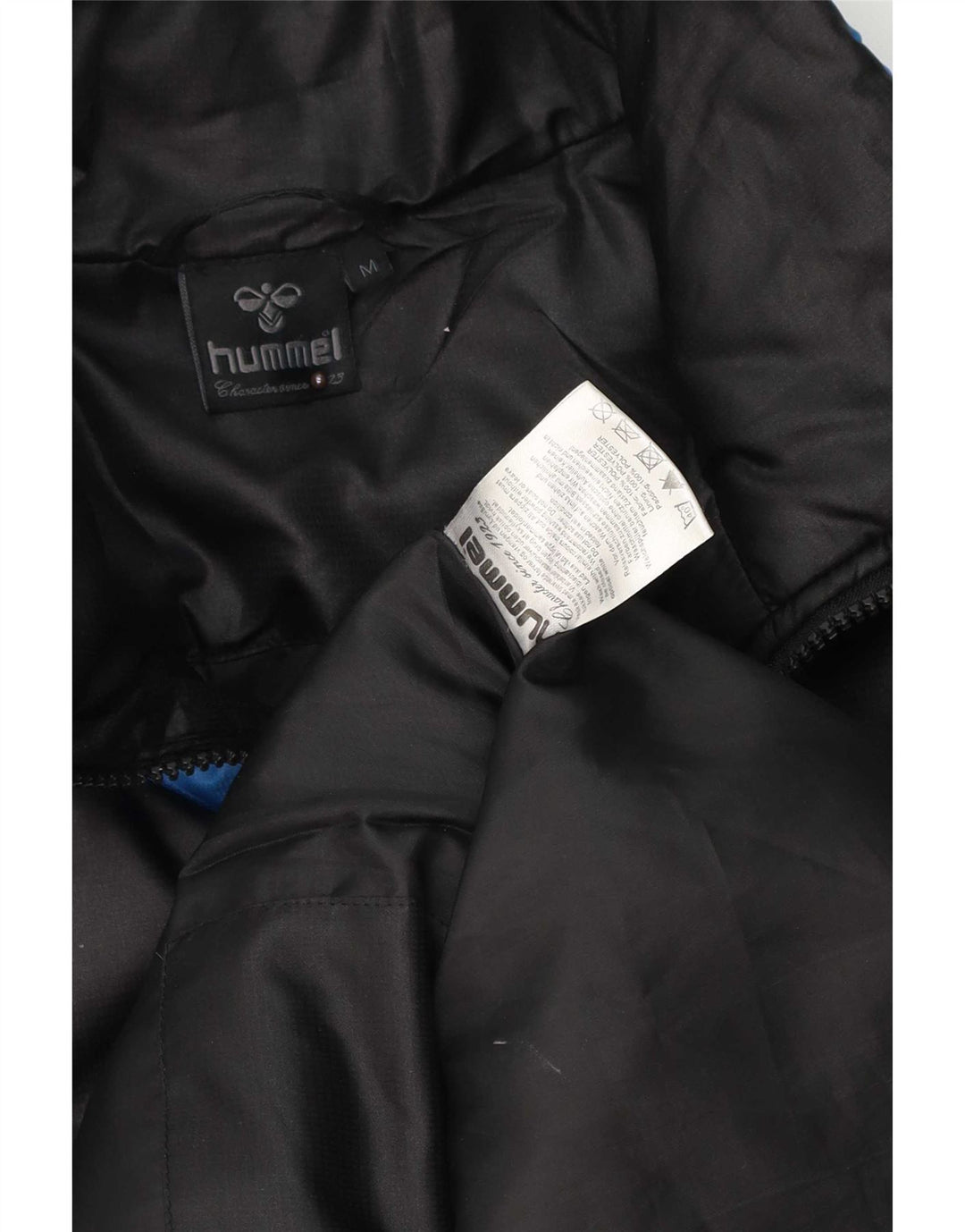 Hummel Veste matelassée pour homme UK 38 Medium Noir Colorblock Polyester