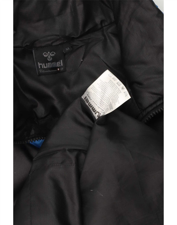 Hummel Veste matelassée pour homme UK 38 Medium Noir Colorblock Polyester