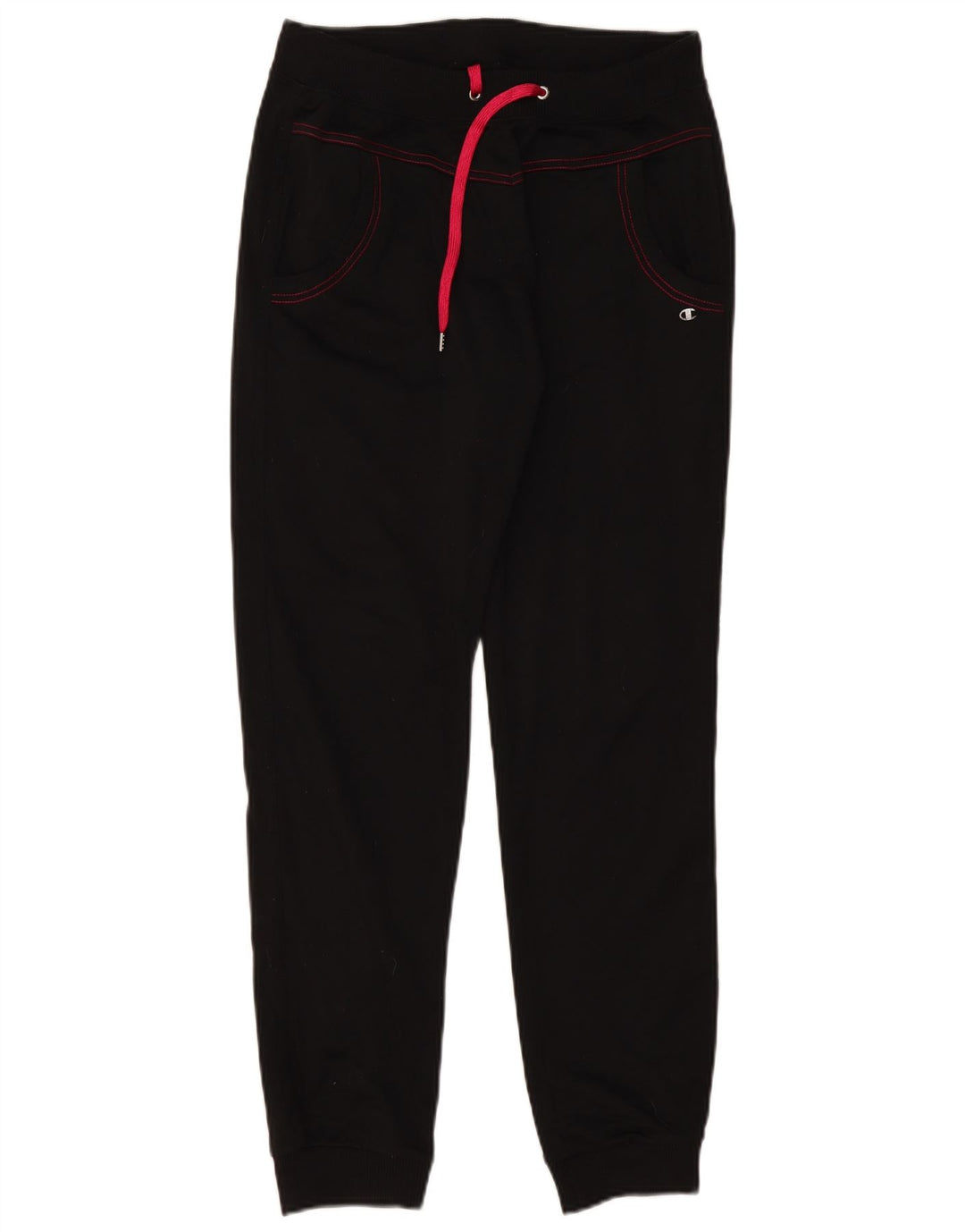 Champion Womens Tracksuit Trousers Joggers UK 14 Medium Black
