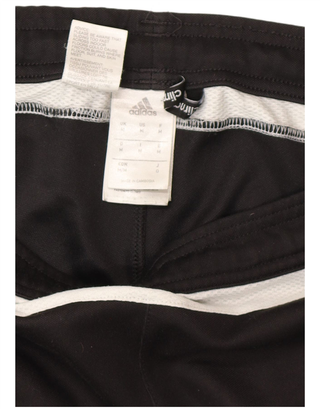 ADIDAS Mens Climalite Tracksuit Trousers Medium  Black Colourblock