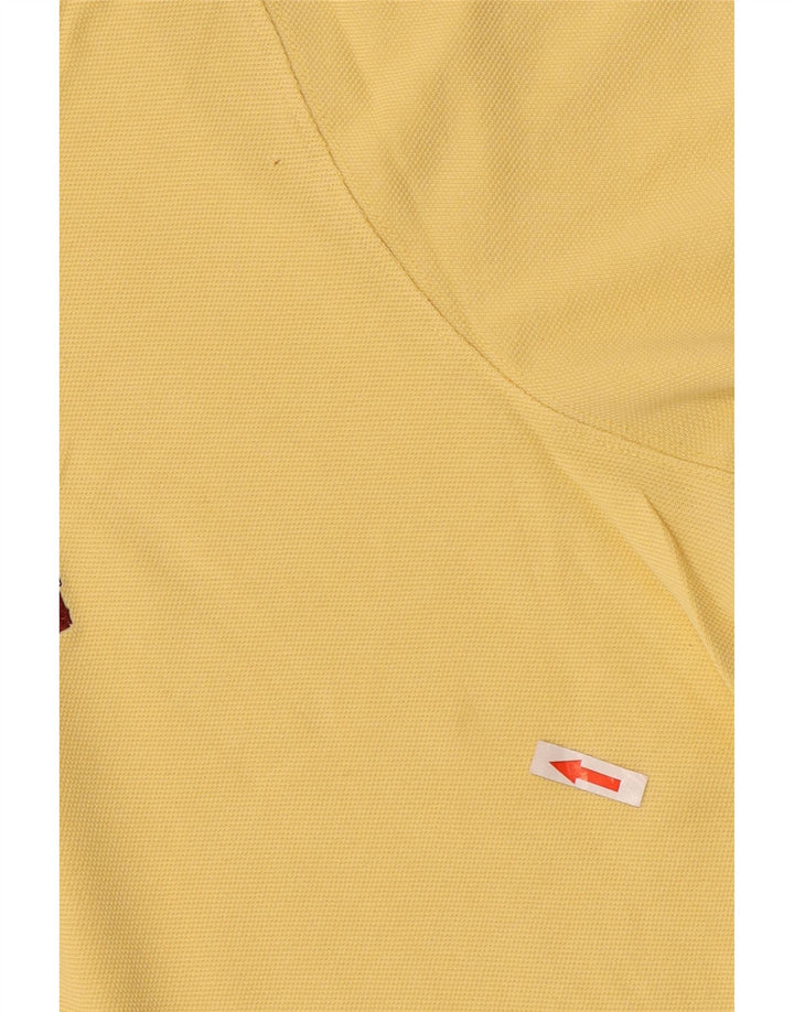 Marlboro Classics Mens Polo Shirt Medium Yellow Cotton