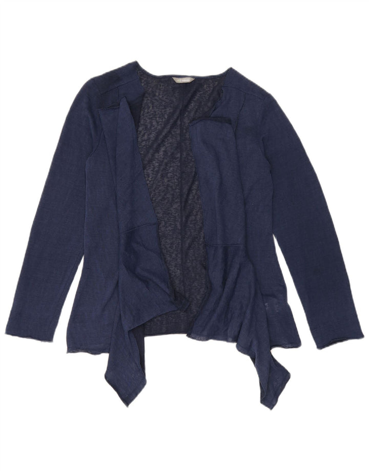 Marks & Spencer Damen-Cardigan-Pullover UK 10 Small Marineblau Polyester