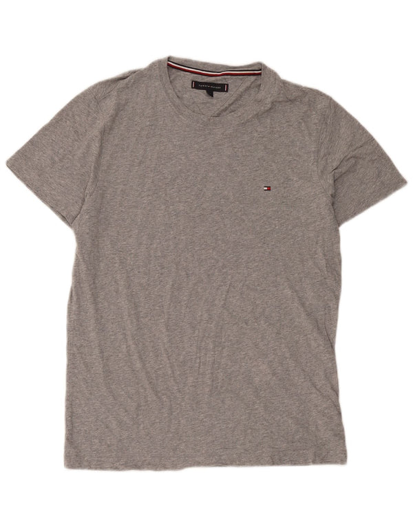 Tommy Hilfiger Mens T-Shirt Top Medium Grey Cotton
