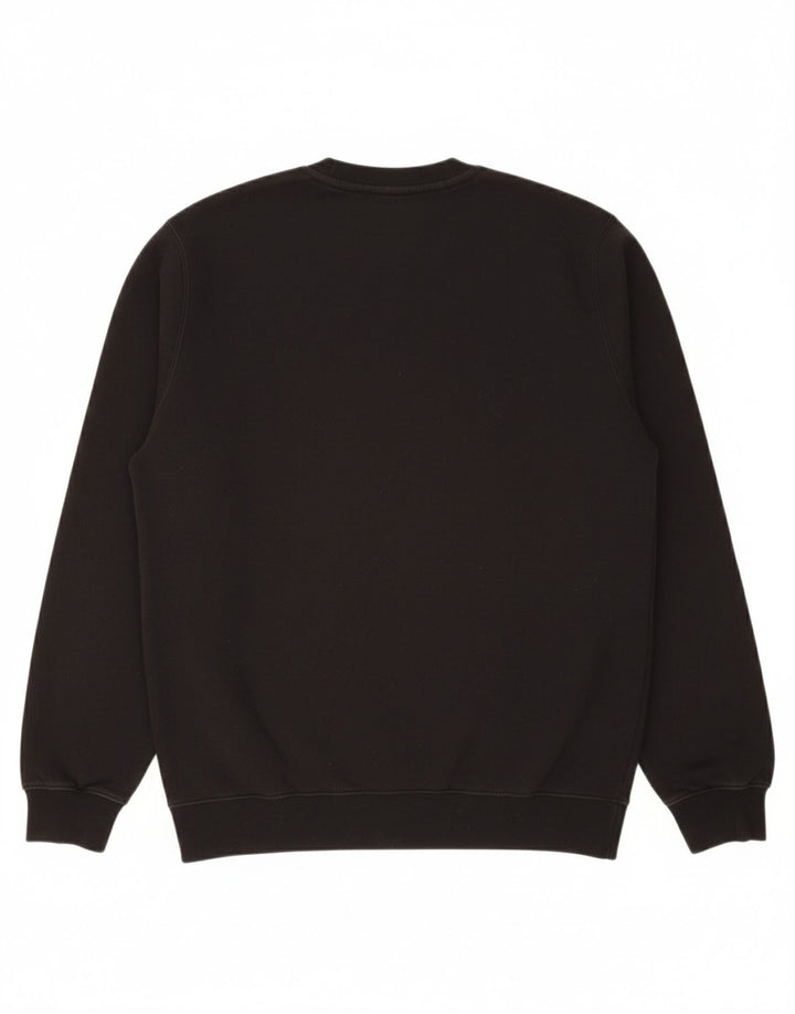 CHAMPION Mens Graphic Sweatshirt Jumper Large Black Cotton