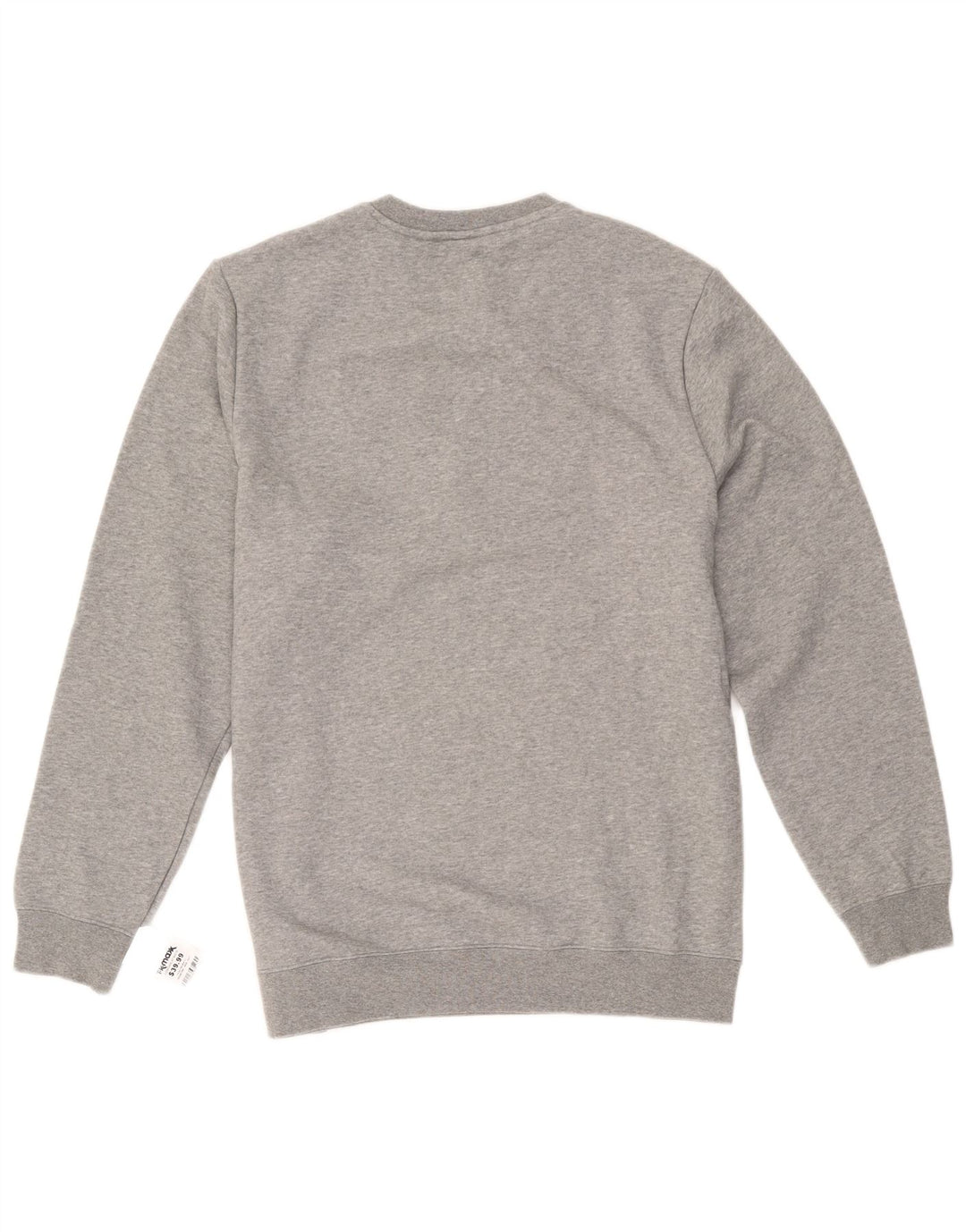 Felpa grafica da uomo Puma Maglione grande in cotone grigio