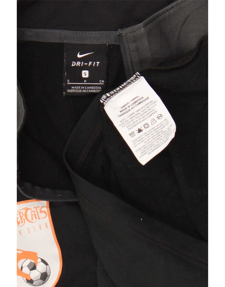Мужской спортивный пуловер с рисунком Nike, маленький черный
