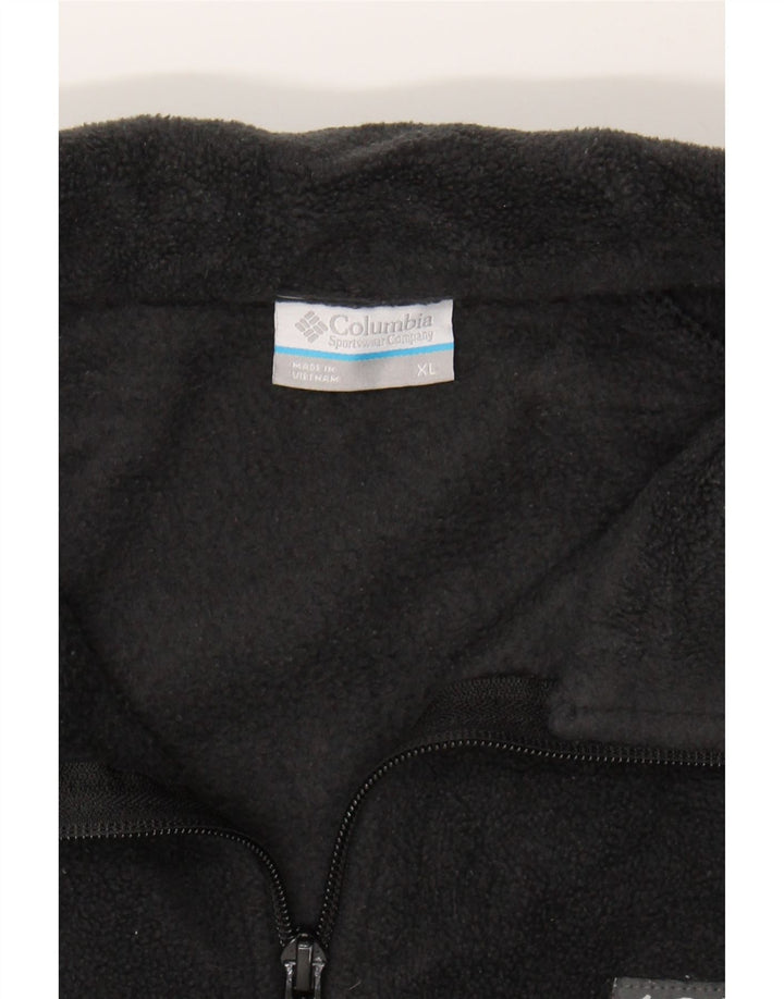 COLUMBIA Womens Fleece Jacket UK 18 XL Grey Polyester Vintage Columbia and Second-Hand Columbia from Messina Hembry 
