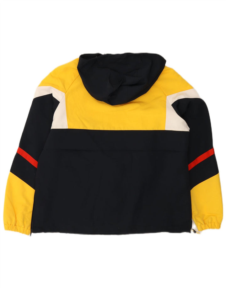 SUPERDRY Kvinder Oversized Grafisk Anorak Jakke UK 12 Medium Gul