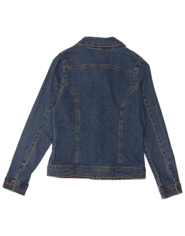 Monsoon Girls Denim Jacket 12-13 Years Blue Cotton
