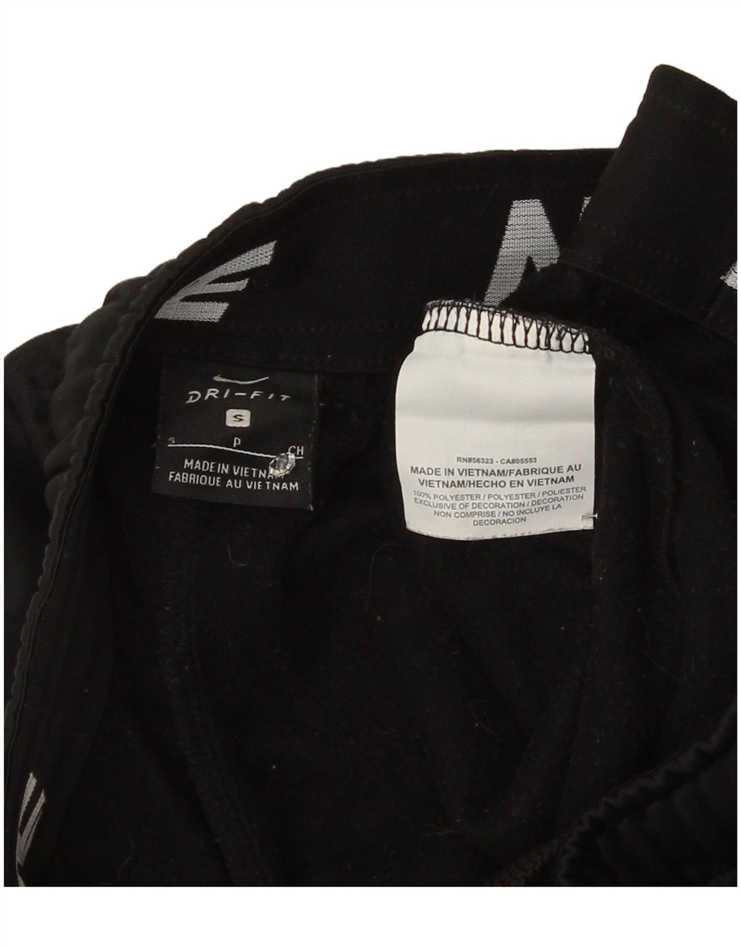 Nike Mens Dri Fit Tracksuit Trousers Small  Black Polyester