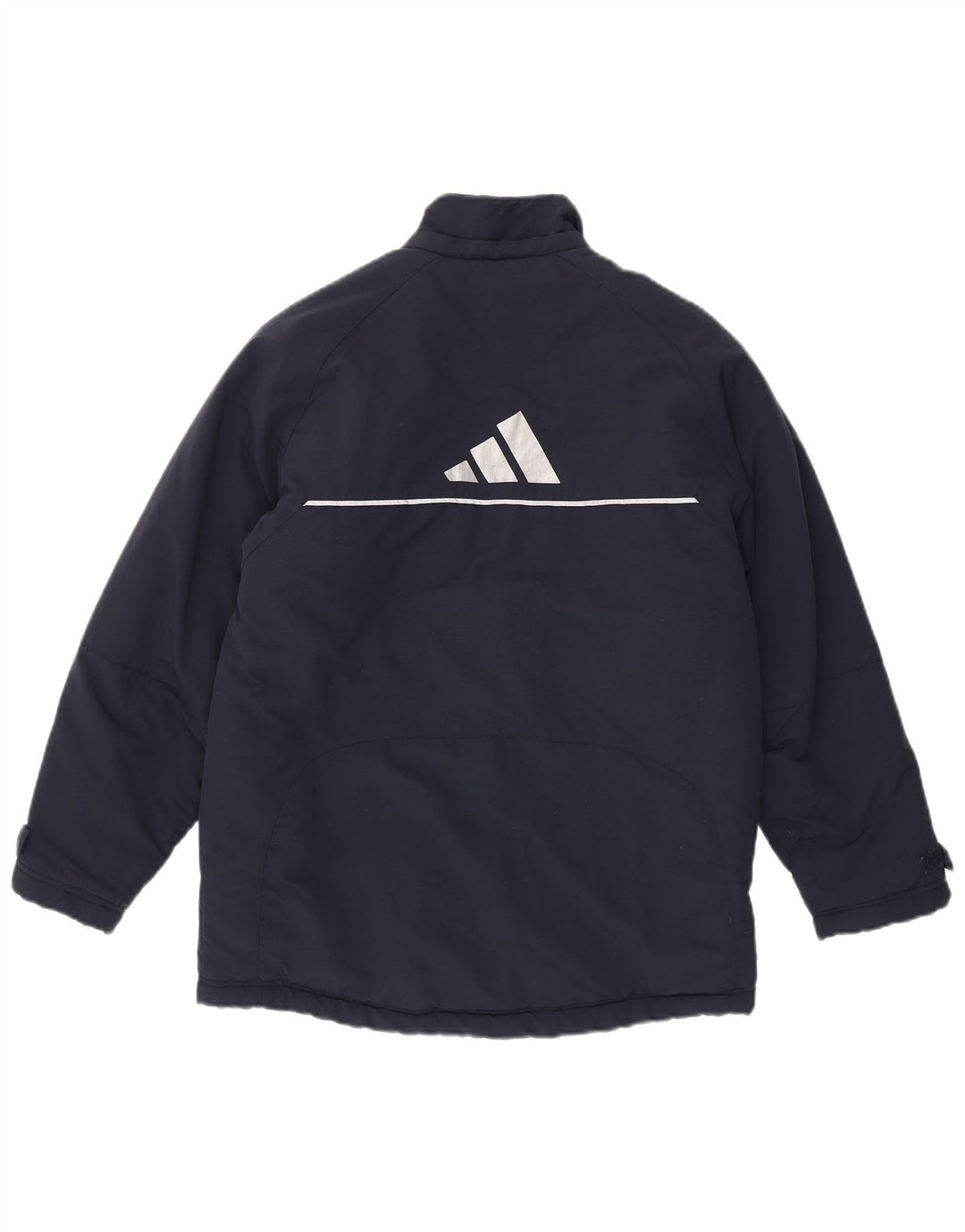 Jachetă Windbreaker pentru băieți cu grafică Adidas 13-14 ani Poliamidă bleumarin