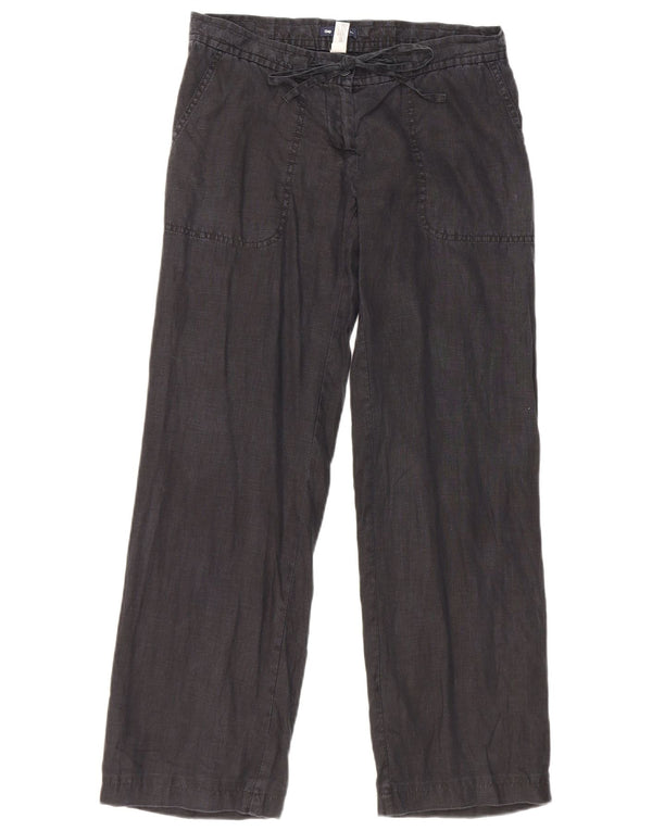 Женские широкие брюки Gap UK 6 XS W28 L28, черные льняные брюки
