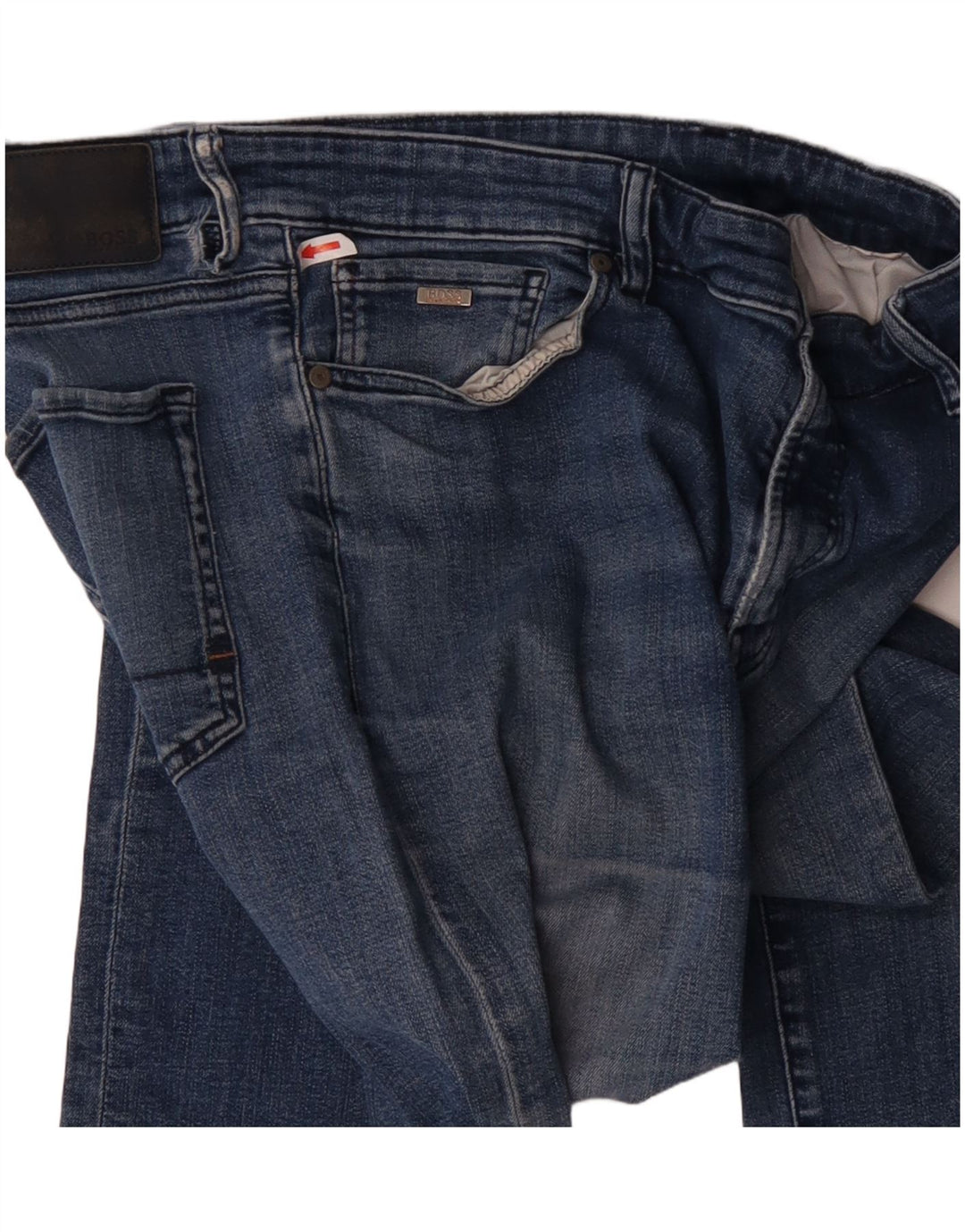 Hugo Boss Herren Straight Jeans W38 L31 Blau