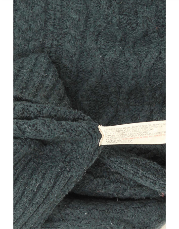 Maglione girocollo da uomo Fat Face piccolo in lana verde