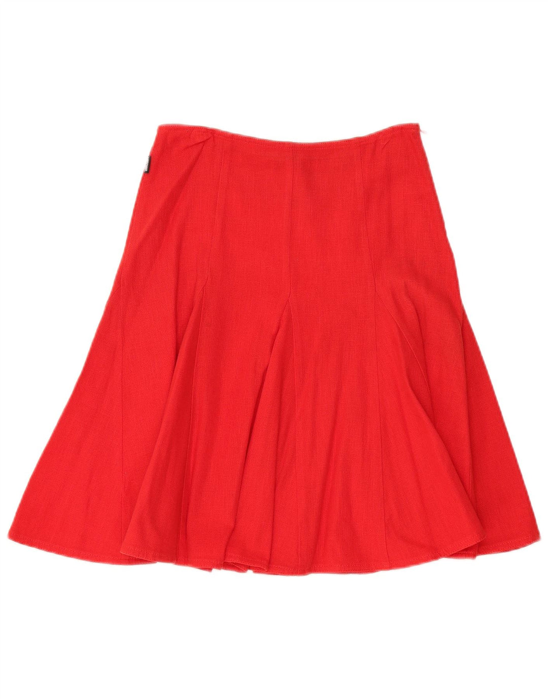 Moschino Womens Flared Skirt IT 40 Small W28 Red