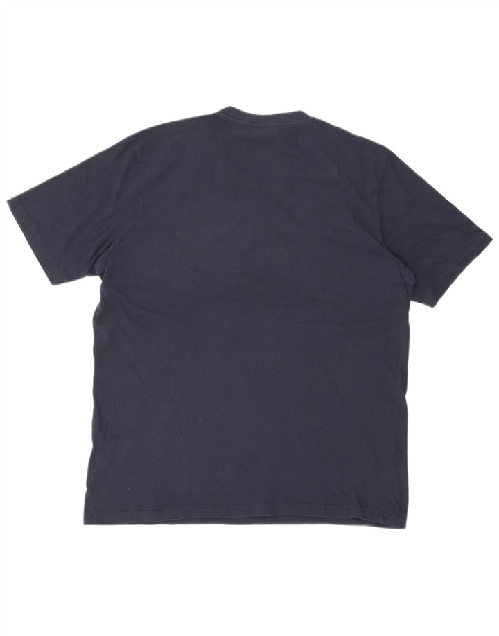 Champion Mens Graphic T-Shirt Top Large Navy Blue
