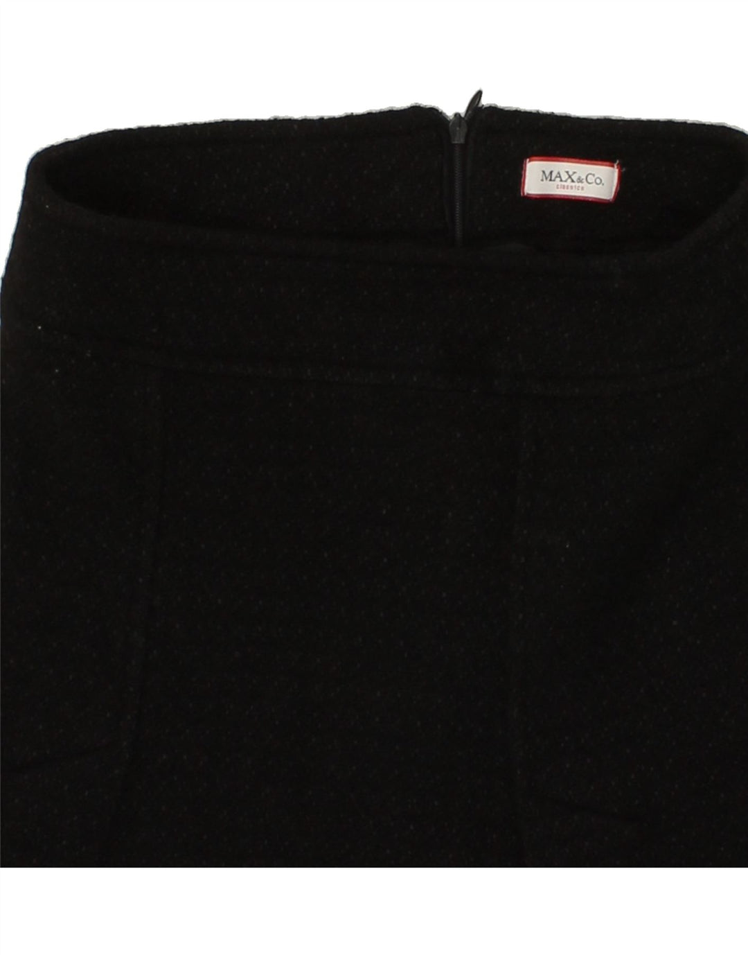MAX & CO. Womens Mini Skirt W28 Medium  Black Vintage Max & Co. and Second-Hand Max & Co. from Messina Hembry 