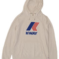 K-Way Ανδρικό γραφικό με κουκούλα, μεσαίο λευκό