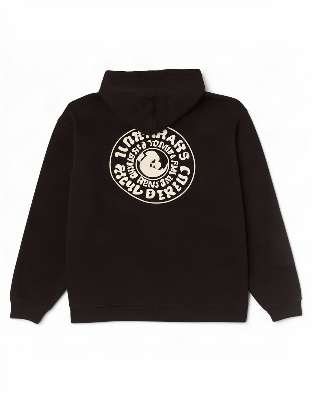 Felpa con cappuccio grafica Hurley da uomo piccola nera
