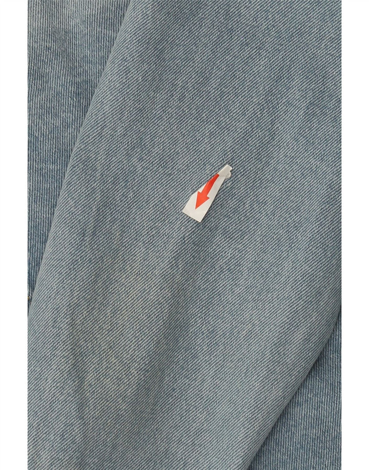 Giacca in denim da uomo ZARA UK 38 cotone blu medio