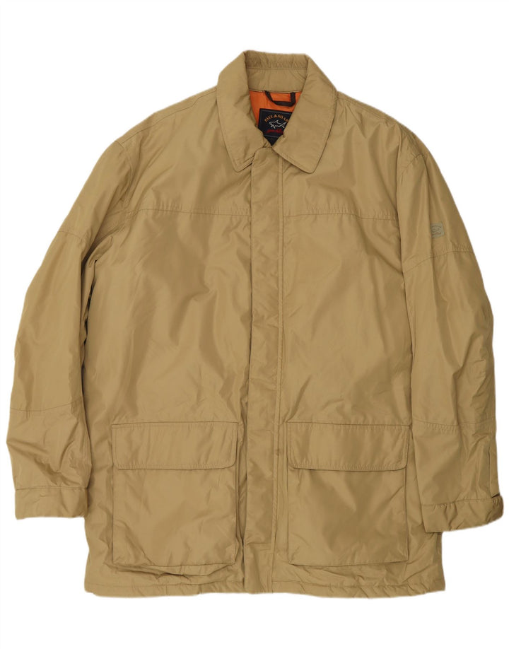 Jachetă pentru bărbați Paul & Shark UK 42 XL poliester bej