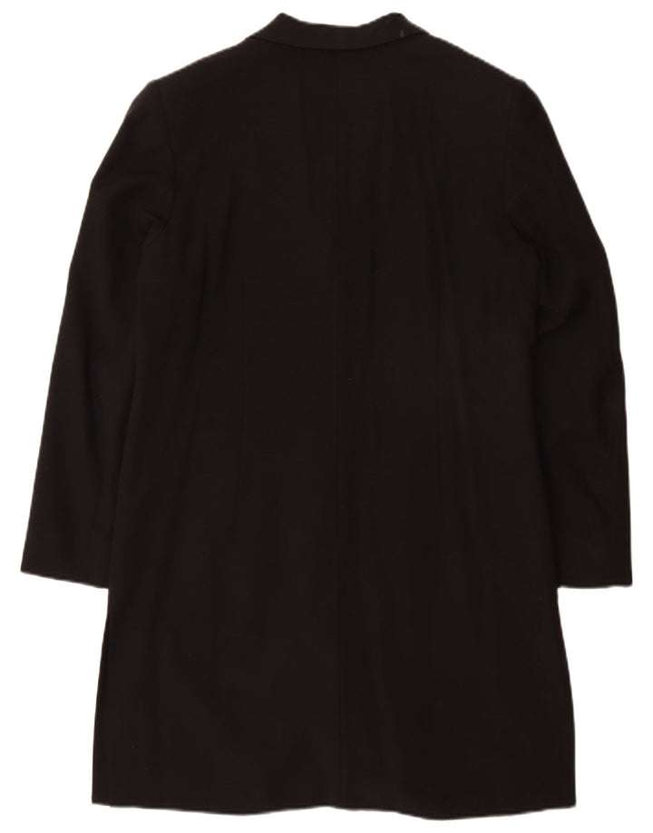 Max & Co. Womens Overcoat UK 12 Medium Black Wool