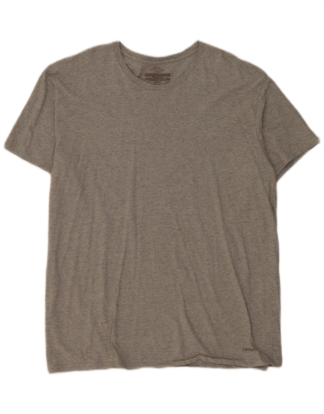 Calvin Klein Mens T-Shirt Top XL Grey Flecked