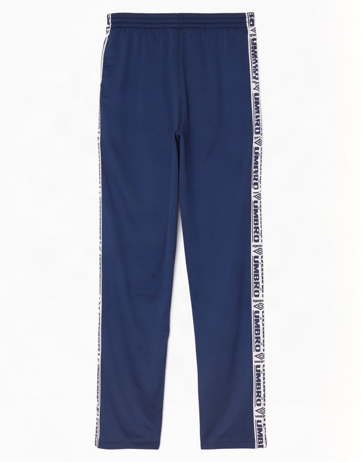 Pantaloni da tuta con grafica Umbro da uomo grandi color block blu navy