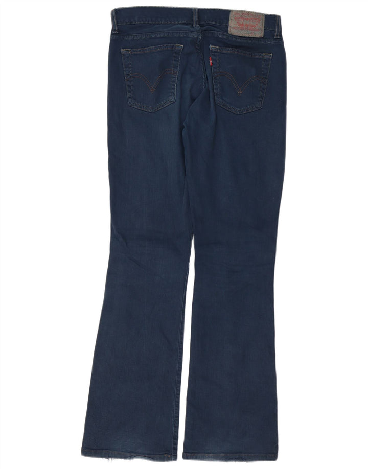 LEVI'S Dame Bootcut Jeans W30 L32 Marineblå Bomuld