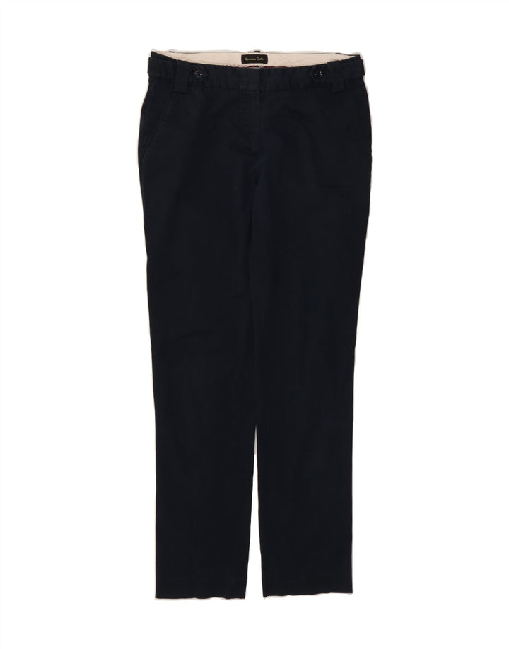 MASSIMO DUTTI Womens Slim Chino Trousers W28 L30  Navy Blue Cotton Vintage Massimo Dutti and Second-Hand Massimo Dutti from Messina Hembry 