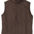 Massimo Dutti Mens Liner Padded Gilet EU 52 Large Grey Polyester