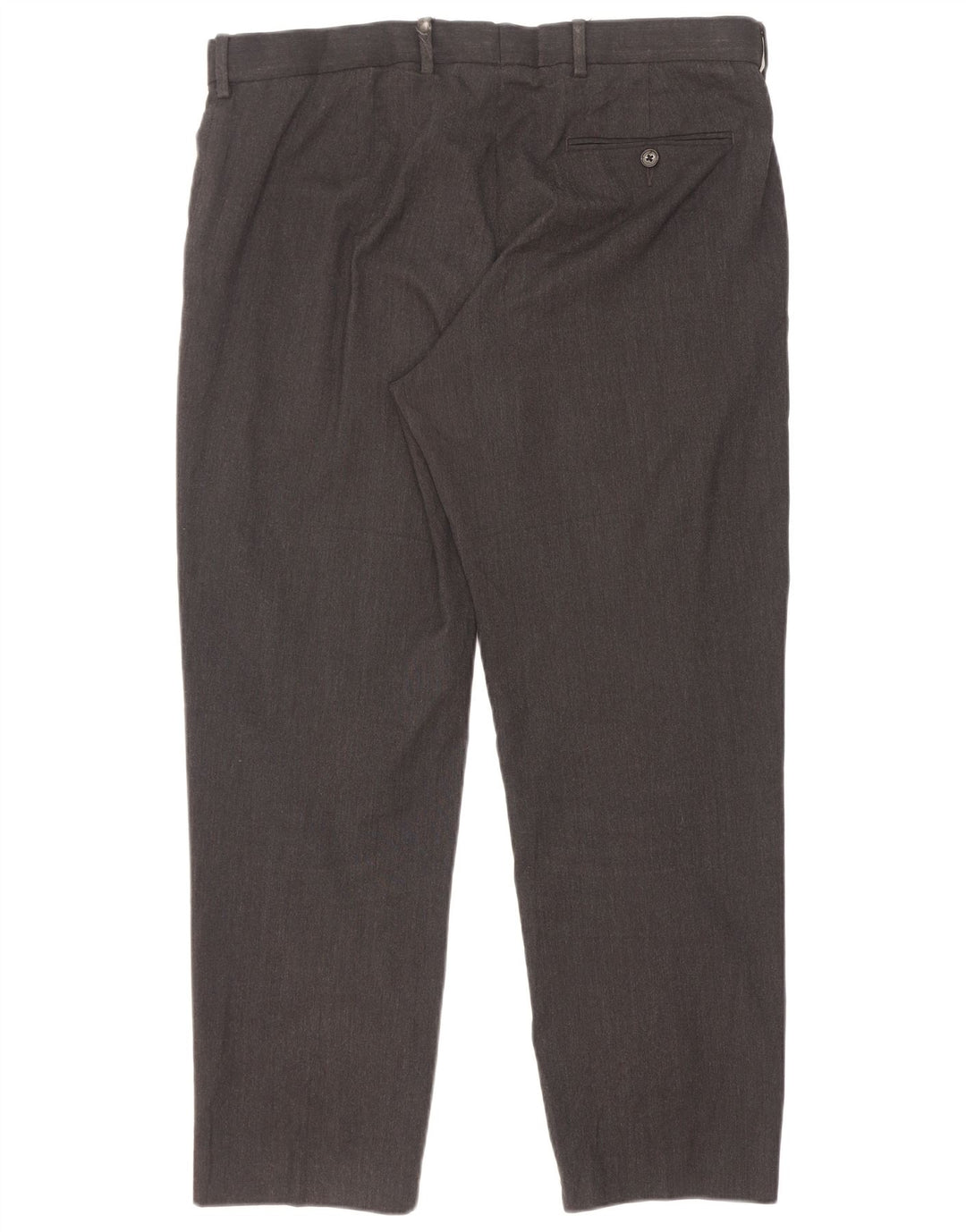Marks & Spencer Mens Straight Chino Trousers W36 L29 Grey Flecked