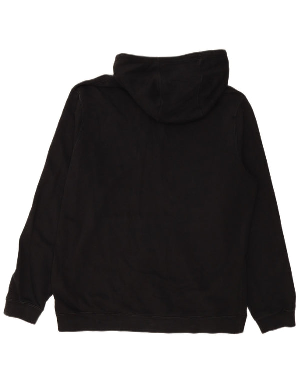 Felpa con cappuccio e zip Nike da uomo XL in cotone nero