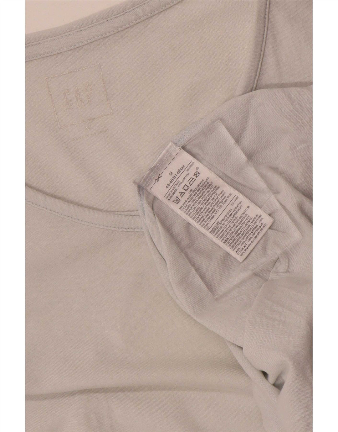 Gap Herre T-Shirt Top Medium Grå Bomuld