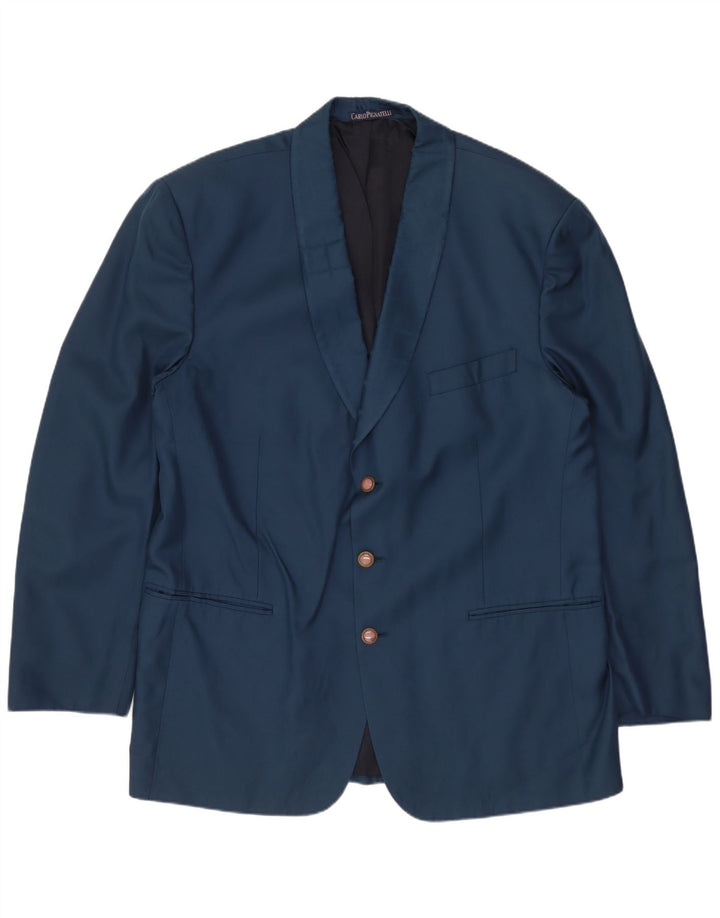 Carlo Pignatelli Mens 2 Piece Set IT 56 3XL Blue Silk