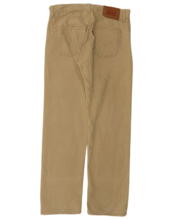 Levi's Uomo 551 Pantaloni dritti in velluto a coste W30 L30 Cotone Beige