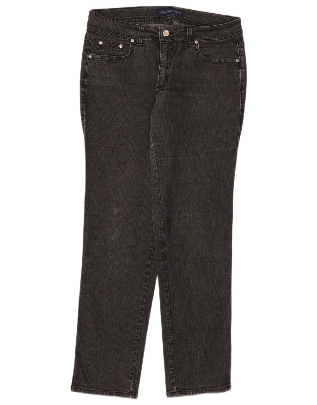 Trussardi Womens Straight Jeans W31 L30 Grey