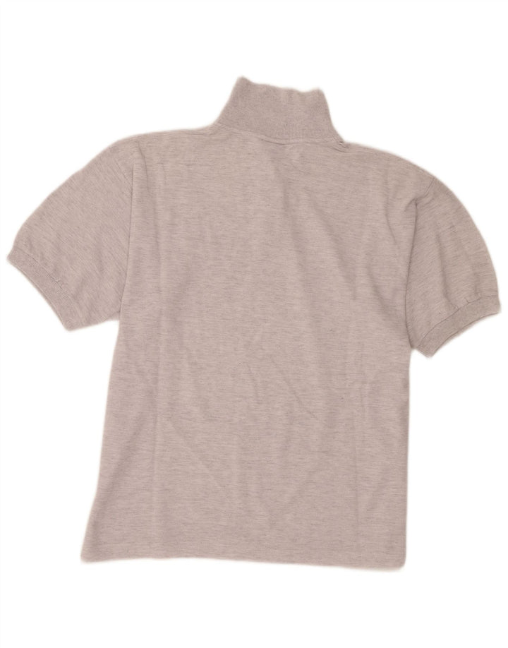 Asics Polo Homme XL Gris Moucheté Coton