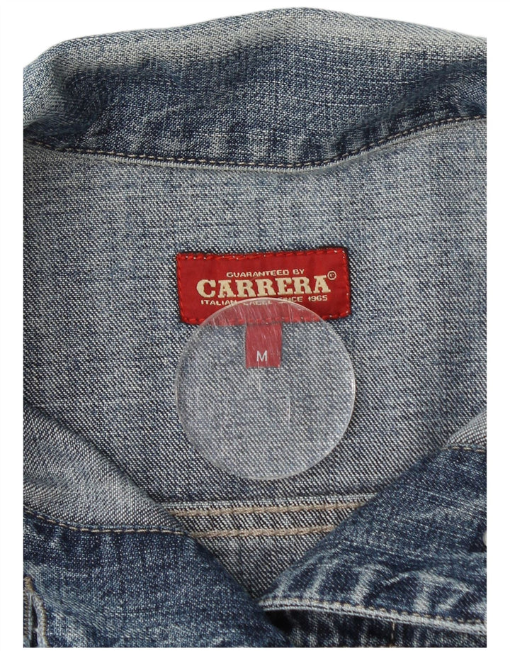 Giacca in denim da donna Carrera UK 12 cotone blu medio