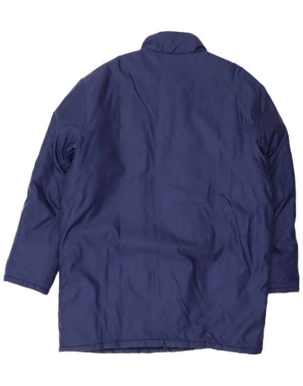 Adidas Mens Windbreaker Coat UK 50/52 2XL Navy Blue Nylon
