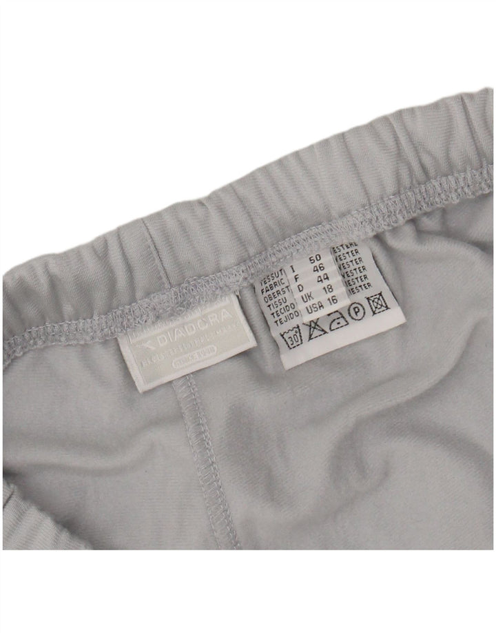 DIADORA Womens Tracksuit Trousers UK 18 XL Grey Polyester