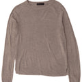 Maglione maglione con scollo a barca da donna Marks & Spencer UK 12 Grigio medio