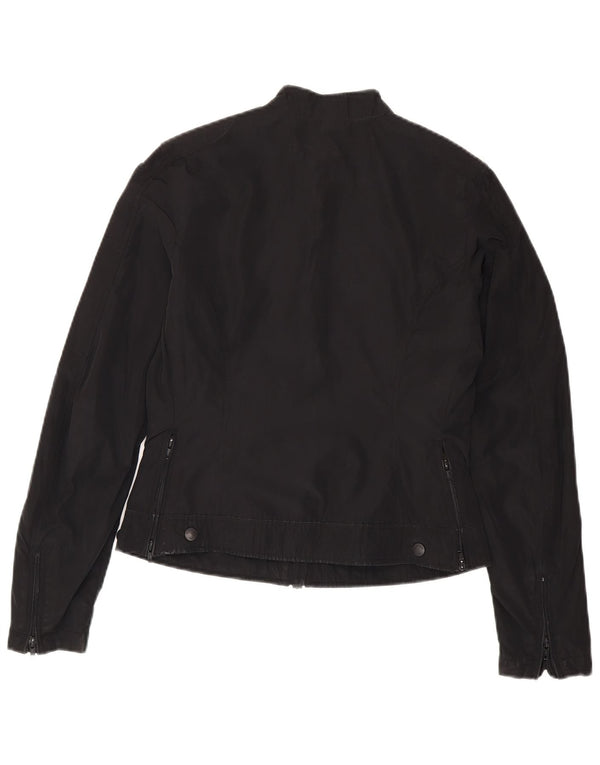 Blauer Womens Utility Jacket UK 14 Medium Black Polyester