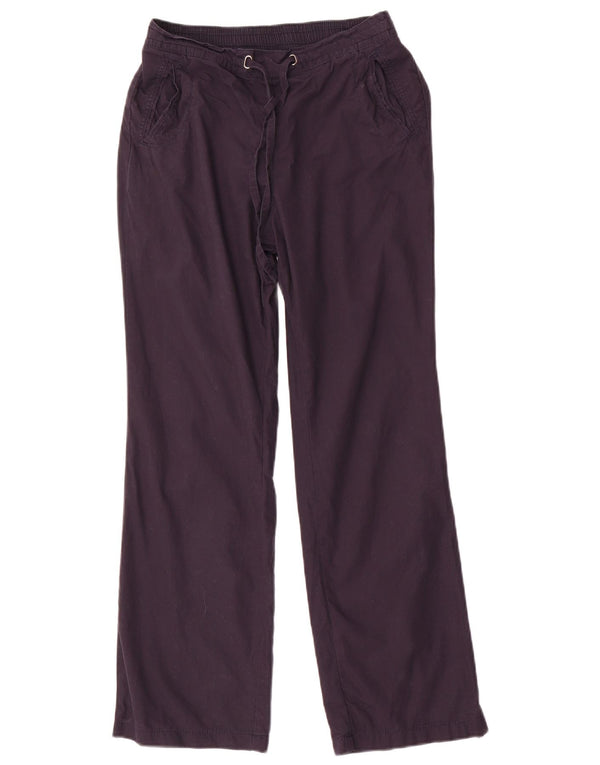 Marks & Spencer Womens Straight Chino Trousers UK 8 Small W28 L27 Navy Blue