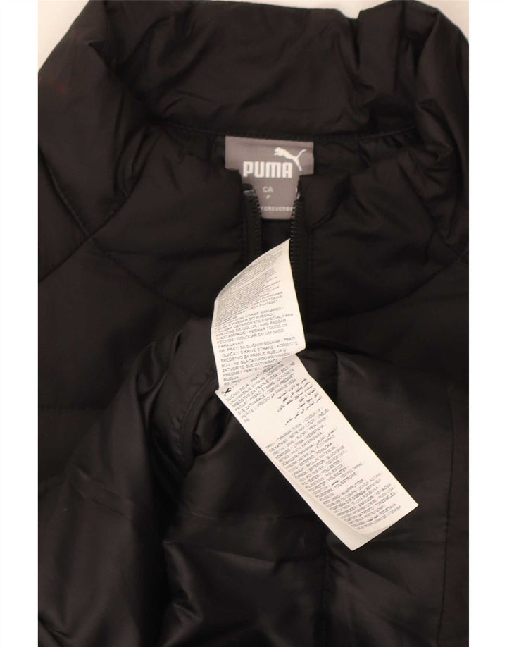 Puma Mens Padded Gilet UK 36 Small Negru Poliester