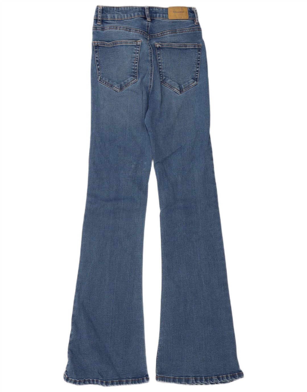 Pull & Bear Womens Flared Jeans EU 36 Small W26 L32 Blue